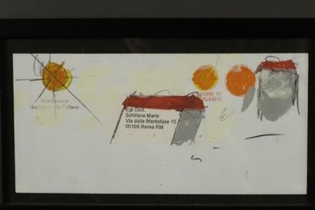 Mario Schifano (Homs, 1934 - Roma, 1998) Senza titolo, 1990-97 Tecnica mista...