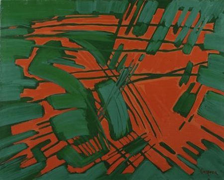 Antonio Corpora (Tunisi, 1909 - Roma, 2004) La festa dell'Oriente, 1974 Olio...