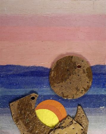 Roberto Crippa (Milano, 1921 - Bresso, 1972) Senza titolo, 1970 Collage su...