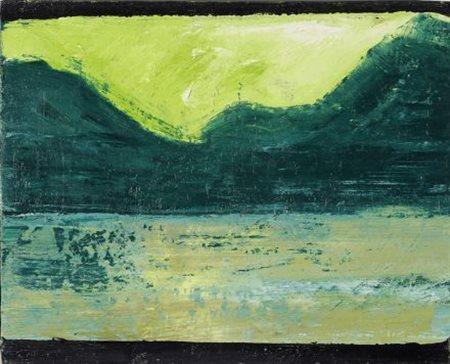 Giovanni Frangi (Milano, 1959) Samos Olio su tela, cm. 40x50 Sul verso: firma...