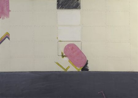 Rodolfo Aricò (Milano, 1930) Senza titolo, 1965 Tempera su carta, cm. 70x100...