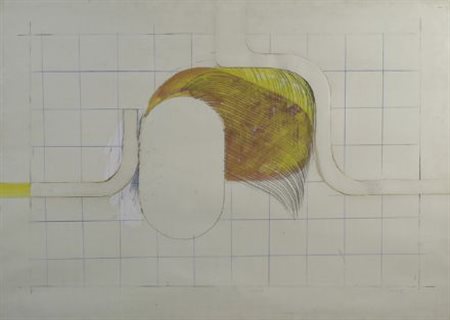 Rodolfo Aricò (Milano, 1930) Senza titolo, 1965 Tempera su carta, cm. 70x100...