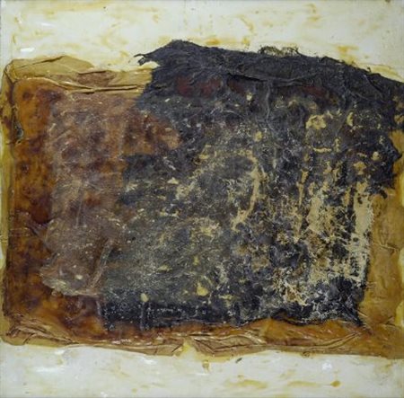 Vasco Bendini (Bologna, 1922) Senza titolo, 1972 Tecnica mista su tela, cm....