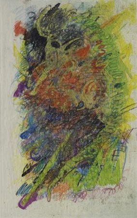 Sandro Martini (Livorno, 1941) Senza titolo Tecnica mista su carta, cm....