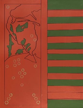 Tano Festa (Roma, 1938 - 1988) Senza titolo, 1978 Acrilico su tela, cm. 80x60...