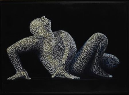 Rabarama (Roma, 1967) Trans-Maya, 2001 Olio su tela, cm. 98x137 Sul verso:...