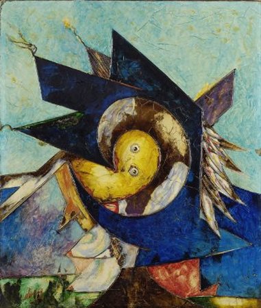 Gianni Dova (Roma, 1925 - Pisa, 1991) Composizione, 1966 Olio su tela, cm....