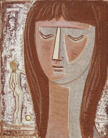 Mario Tozzi (Fossombrone, 1895 - Francia, 1979) Contemplazione, 1968 Olio su...