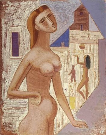 Mario Tozzi (Fossombrone, 1895 - Francia, 1979) Meriggio, 1967 Olio su tela,...