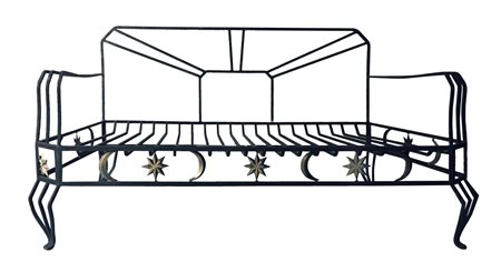 Divanetto e tavolino in ferro