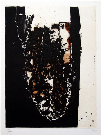 ALBERTO BURRI, Combustione, 1963/1964