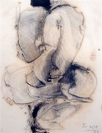 ANTONIO SUÁREZ, Astrazione drammatica, 1960