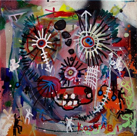 PAUL KOSTABI, Expecting a different result, 2020