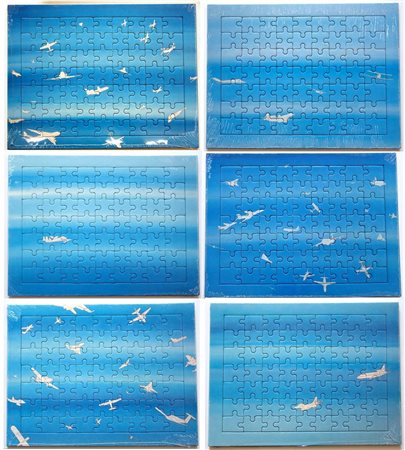 ALIGHIERO BOETTI, Cieli ad alta quota, 1992