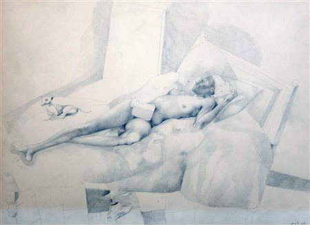 UGO ATTARDI, Nudo femminile, 1974