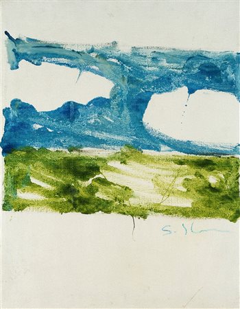 Mario Schifano (Homs 1934-Roma 1998)  - Senza titolo , end of 70s