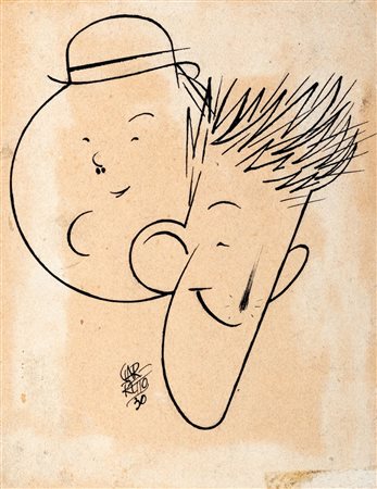 Paolo Garretto (Napoli 1903-Monaco 1989)  - 2 disegni, 1930