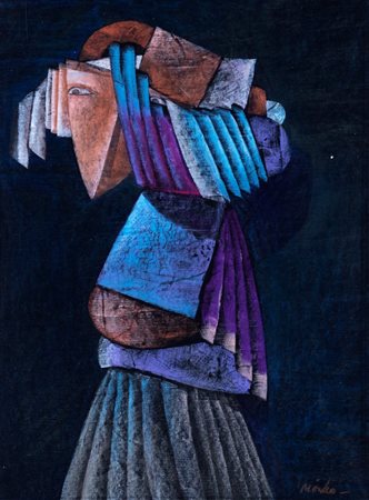 Mirko Basaldella (Udine 1910-Cambridge 1969)  - Figura fantastica