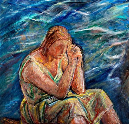 Ferruccio Ferrazzi (Roma 1891-1978)  - Solitudine, 1962