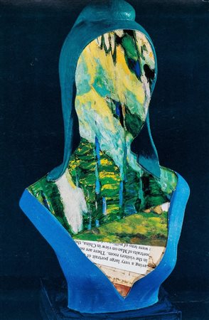 Jiri Kolar (1914-2002)  - Figure-Rollage, 1989