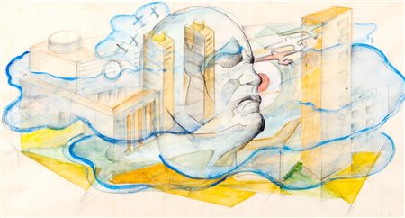 Uberto Bonetti (Viareggio 1909-1993)  - Guidonia, 1930