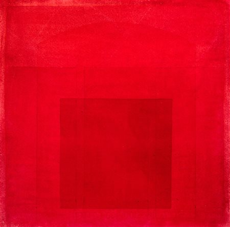 Lucilla Caporilli Ferro (Roma 1965-2013)  - Quadrati rossi, 2012