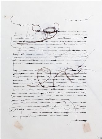 Maria Lai (Ulassai 1919-Cardedu 2013)  - Pagina scritta, 1978