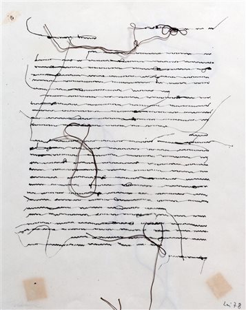 Maria Lai (Ulassai 1919-Cardedu 2013)  - Pagina scritta, 1978