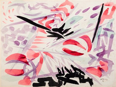 Angelo Savelli (Pizzo 1911-Brescia 1995)  - Composizione, 1951