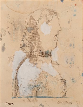 Henry Moore (Castleford 1898-Perry Green 1986)  - Chanteuse, 1981