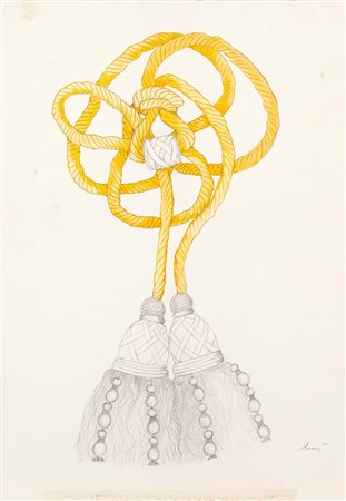 Enrico Baj (Milano 1924-Vergiate 2003)  - Fiocchi , 1965