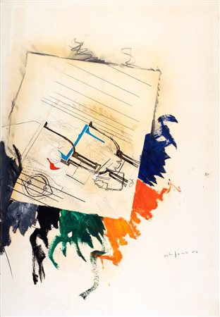 Mario Schifano (Homs 1934-Roma 1998)  - Senza titolo, 1964