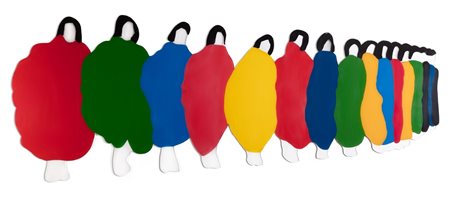 Marco Lodola (Dorno 1955)  - Ballerine in fila, 2004