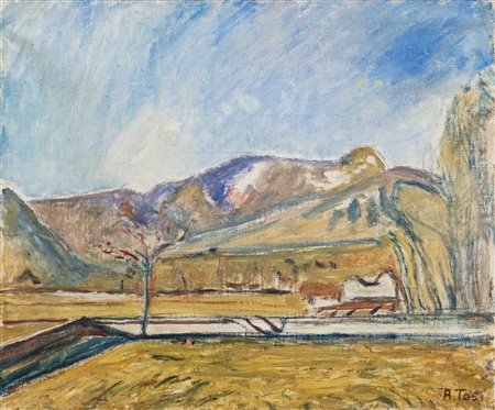 Arturo Tosi (Busto Arsizio 1871-Milano 1956)  - Verso la primavera, 1951 