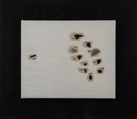 Emilio Isgrò (Barcellona Pozzo di Gotto 1937)  - Particolari, 1990