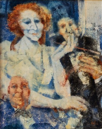 Remo Squillantini (Stia 1920-Firenze 1996)  - Madame, 1986