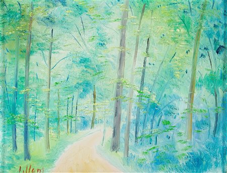 Umberto Lilloni (Milano 1898-Milano 1980)  - Bosco Lombardo, 1967