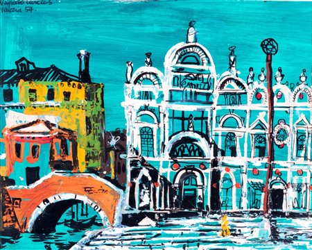 Joaquín Vaquero Turcios (Madrid 1933-Santander 2010)  - Venezia, 1954