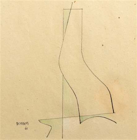 Arturo Bonfanti (1905-1978)  - Senza titolo, 1961