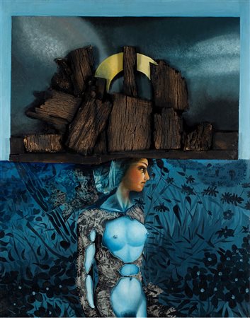 Aurelio Caminati (Genova 1924-Genova 2012)  - La Luna, 1972