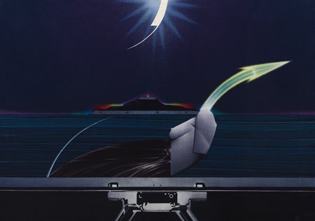 Sergio Sarri (Torino 1938)  - Studio per l'Isola IV, 1988