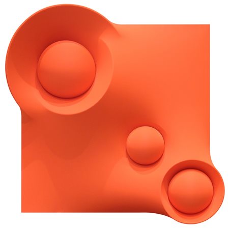 Hector Rigel (Roma 1957)  - Superficie arancio n° 38, 2016