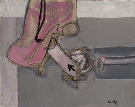 Paolo Baratella (Bologna 1935)  - Senza titolo, 1963