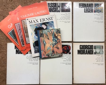 PROTAGONISTI DELLA STORIA DELL'ARTE - Lotto unico di 10 cataloghi