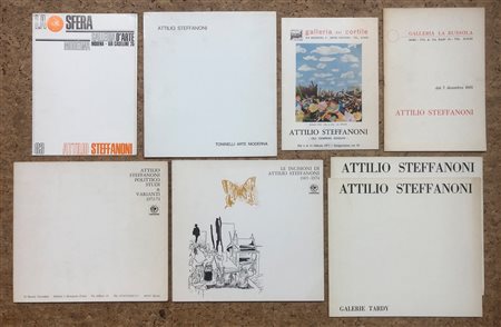 ATTILIO STEFFANONI - Lotto unico di 8 cataloghi