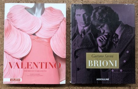 LIBRI DI MODA (VALENTINO, BRIONI) - Lotto unico di 2 cataloghi