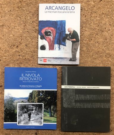 ARTE ITALIANA DEL DOPOGUERRA (NIVOLA, PIGNATELLI, ARCANGELO) - Lotto unico di 3 cataloghi