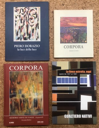 ASTRAZIONE ITALIANA (CORPORA, DORAZIO, NATIVI) - Lotto unico di 4 cataloghi: