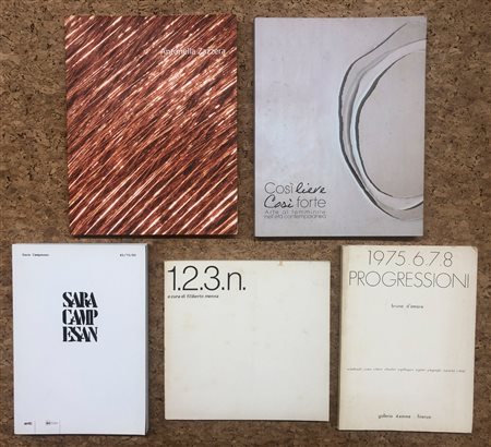ARTE ITALIANA DEL DOPOGUERRA - Lotto unico di 4 cataloghi
