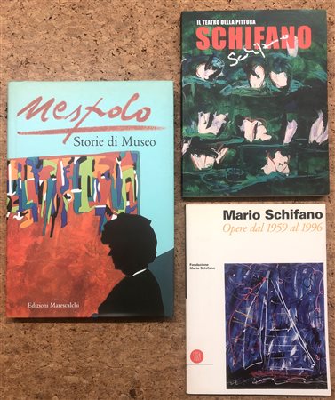 MARIO SCHIFANO E UGO NESPOLO - Lotto unico di 3 cataloghi